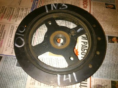 Лот: 10789934. Фото: 1. Шкив коленвала Toyota Fielder... Двигатель и элементы двигателя