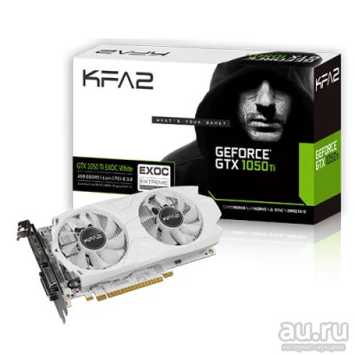 Лот: 13750539. Фото: 1. KFA2 GeForce GTX 1050 Ti EXOC... Видеокарты
