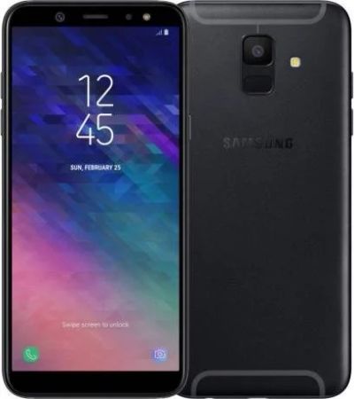 Лот: 12234291. Фото: 1. Samsung A6 Black 32GB 2018 - гарантия... Смартфоны