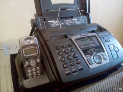 Лот: 9438770. Фото: 1. panasonic kx-fc195ru радиотрубка. DECT и радиотелефоны