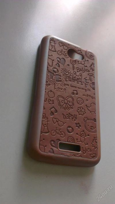 Лот: 2970735. Фото: 1. Чехол для HTC ONE X коричневый... Чехлы, бамперы