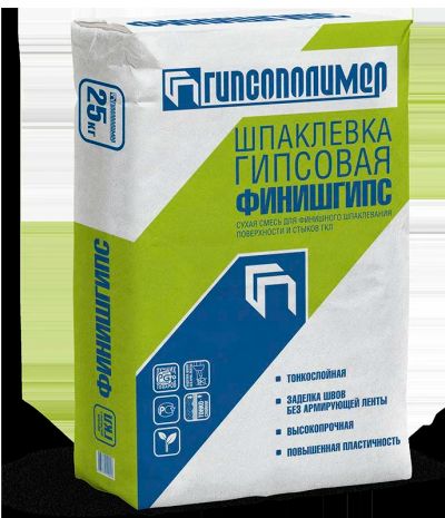 Лот: 9757492. Фото: 1. Шпаклевка гипсовая "ФинишГипс... Смеси, шпатлевки, цемент