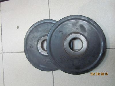 Лот: 8438956. Фото: 1. блин 5кг на 50мм. Штанги, блины
