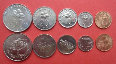 Лот: 6902017. Фото: 1. Малайзия. Набор монет (2005-11... Азия