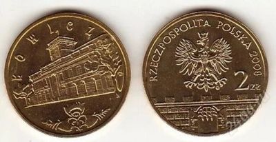 Лот: 2137054. Фото: 1. 2 злотых 2008 год. Исторические... Европа