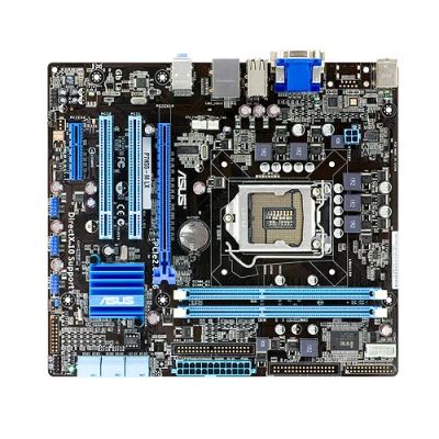 Лот: 4472120. Фото: 1. Материнская плата ASUS P7H55-M... Материнские платы