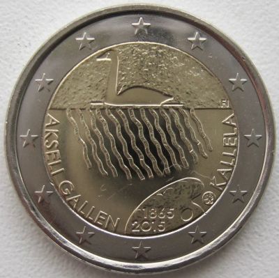 Лот: 6715711. Фото: 1. Финляндия 2 евро 2015. 150 лет... Европа