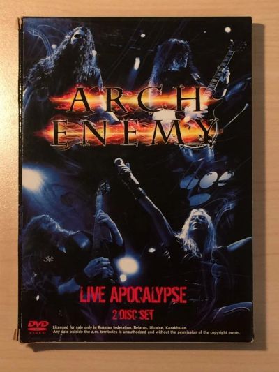 Лот: 9218493. Фото: 1. Arch Enemy DVD (double фирма). Аудиозаписи