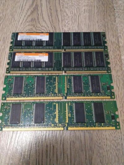 Лот: 8790377. Фото: 1. Hynix DDR PC-3200U 400MHz 4x256. Оперативная память