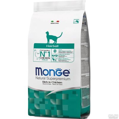 Лот: 17894226. Фото: 1. Monge (Монж) PFB Cat Hairball... Корма