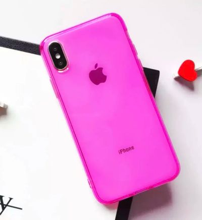 Лот: 15588011. Фото: 1. Чехол iPhone 11 Розовый прозрачный. Чехлы, бамперы