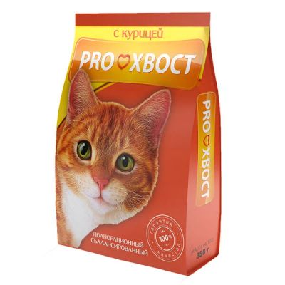 Лот: 11168865. Фото: 1. Сухой корм PROхвост для кошек... Корма