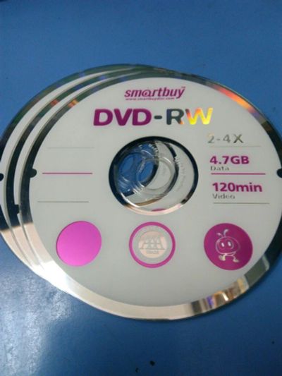 Лот: 9727992. Фото: 1. Диск DVD-RW 4.7Gb (без упаковки... CD, DVD, BluRay