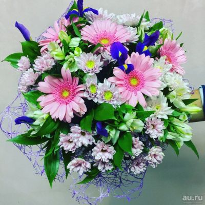 Лот: 13824629. Фото: 1. Лот № 588 Букет Легкий флирт -... Свежие цветы