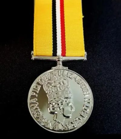 Лот: 25348517. Фото: 1. Медаль «Ирак» с 19 марта по 28... Сувенирные
