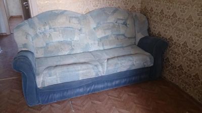 Лот: 8230234. Фото: 1. Диванк кровать + кресло бесплатно. Диваны