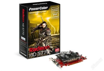 Лот: 824140. Фото: 1. PCI-E PowerColor 5770 1GBD5. Видеокарты