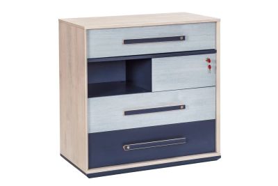 Лот: 24864062. Фото: 1. Комод Cilek Trio. Шкафы, стеллажи, комоды