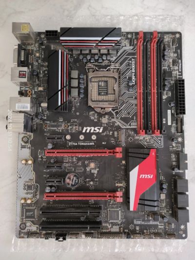 Лот: 24422029. Фото: 1. Материнская плата MSI z170a tomahawk. Материнские платы