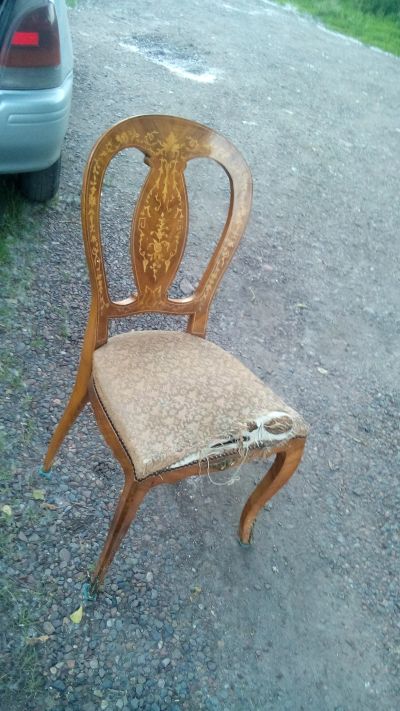 Лот: 11686817. Фото: 1. импортный старинный стул из твёрдого... Мебель