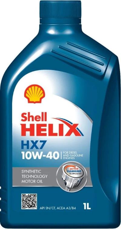 Лот: 16646073. Фото: 1. Масло моторное Shell HX7 10w40... Средства по уходу