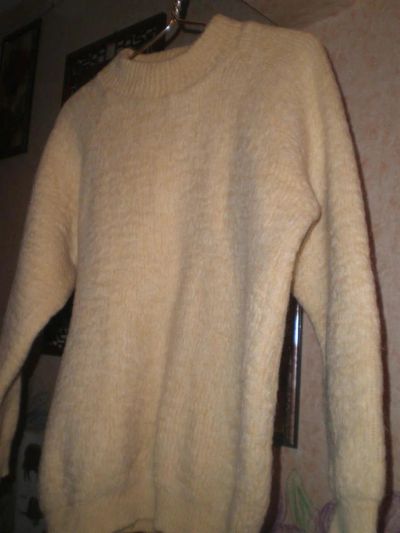 Лот: 3275702. Фото: 1. кофта теплая1* из козы. Свитеры, толстовки, худи