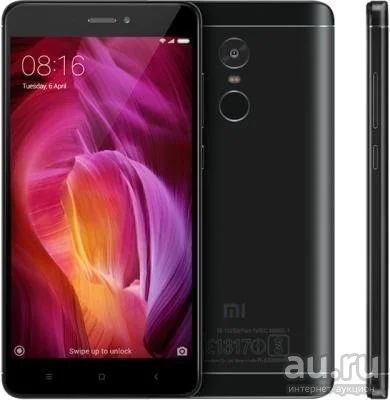 Лот: 10388509. Фото: 1. Xiaomi redmi note 4x 3/32 (black... Смартфоны