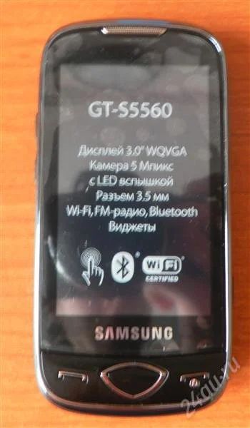 Лот: 778439. Фото: 1. Samsyng GT-S5560. Кнопочные мобильные телефоны