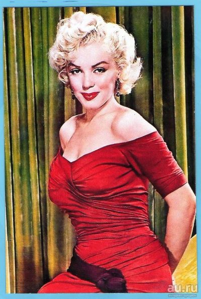 Лот: 17947110. Фото: 1. Marilyn Monroe/Мэрилин Монро-глянцевая... Открытки, конверты