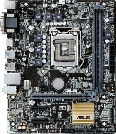 Лот: 13827931. Фото: 1. Материнская плата Asus H110M-A... Материнские платы