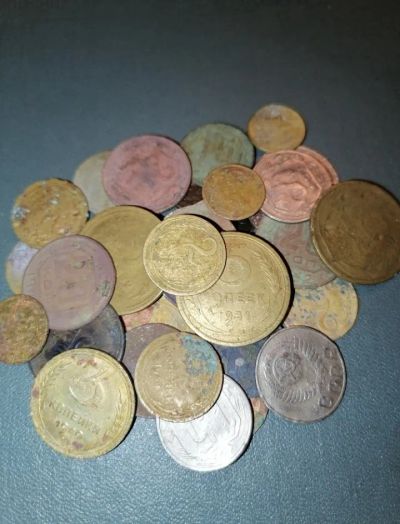 Лот: 21044719. Фото: 1. Ранние Советы набор 33 монеты. Наборы монет