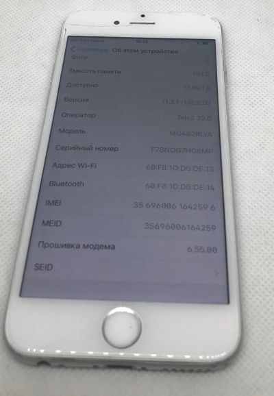 Лот: 13234839. Фото: 1. Apple iPhone 6 16 gb. Смартфоны