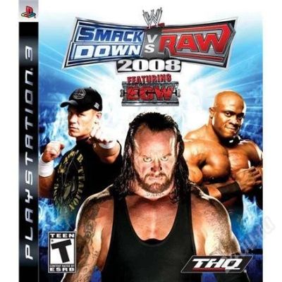 Лот: 99994. Фото: 1. WWE SmackDown! vs. RAW 2008 для... Игры для консолей