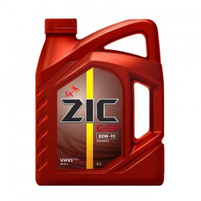 Лот: 20073381. Фото: 1. ZIC G-EP 80w90 GL-4 4 л (масло... Масла, жидкости
