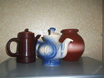 Лот: 2645145. Фото: 1. Глиняные чайники. Другое (посуда, кухонная утварь)