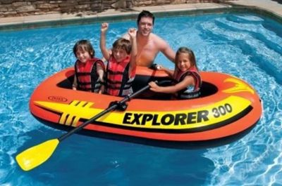 Лот: 1741775. Фото: 1. Лодка надувная Explorer 300 INTEX... Красноярск