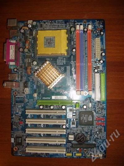 Лот: 549301. Фото: 1. GIGABYTE GA-7N400S (неисправна... Материнские платы