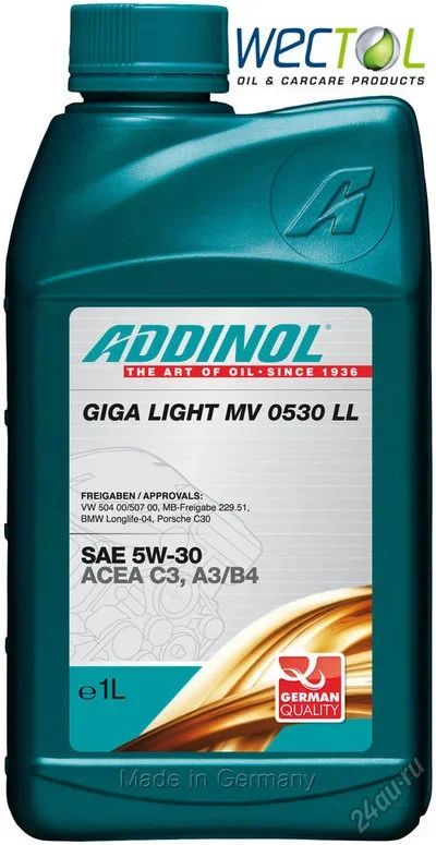 Лот: 7327924. Фото: 1. Масло моторное Addinol Giga Light... Масла, жидкости