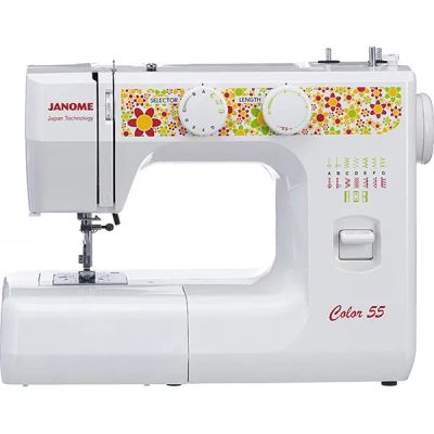 Лот: 25793617. Фото: 1. Швейная машина Janome Color 55. Швейная, вязальная
