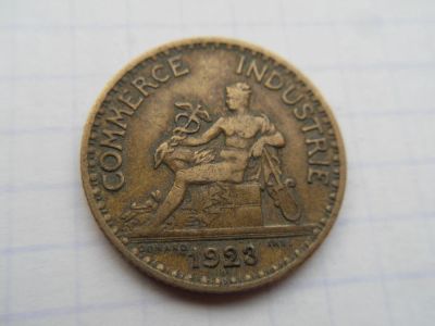 Лот: 7327985. Фото: 1. Франция 1 франк 1923. Европа