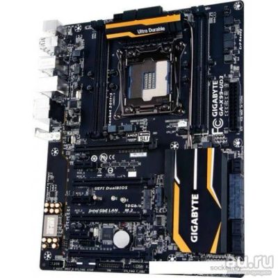 Лот: 9961083. Фото: 1. Материнская плата Gigabyte GA-X99-UD3... Материнские платы