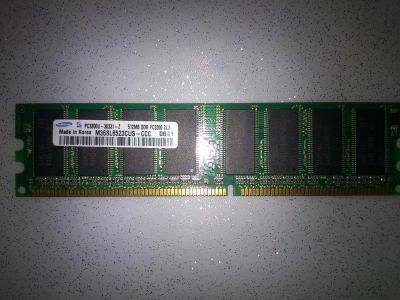 Лот: 4289603. Фото: 1. Samsung DDR PC-3200 512MB. Оперативная память