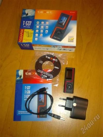 Лот: 1757906. Фото: 1. mp3 плеер texet t-537 (цветной... Плееры