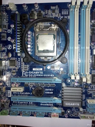 Лот: 14905179. Фото: 1. Качественная плата Gigabyte GA-Z68MA-D2H-B3... Материнские платы