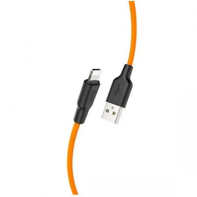 Лот: 19487503. Фото: 1. Кабель USB- lightning Hoco X21... Дата-кабели, переходники