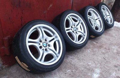 Лот: 2628473. Фото: 1. Колёса BMW m-seria R17 5*120 с... Шины на дисках