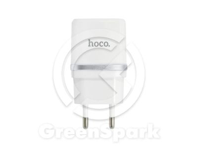 Лот: 13960433. Фото: 1. СЗУ HOCO C12 (2-USB/2.4A) + micro... Зарядные устройства, блоки питания, адаптеры сетевые для смартфонов