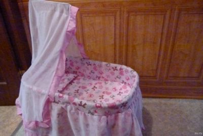 Лот: 13673779. Фото: 1. кроватка детская игрушечная. Куклы и аксессуары