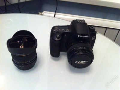 Лот: 1768536. Фото: 1. Canon 60d body + Samyang 8mm 3... Цифровые зеркальные