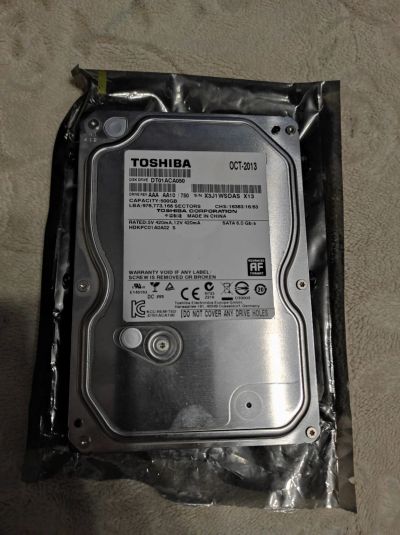 Лот: 17080491. Фото: 1. HDD SATA-III Toshiba DT01ACA050... Жёсткие диски